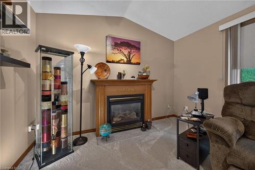 84 Jamieson Drive, Caledonia, ON - Indoor Photo Showing Living Room With Fireplace