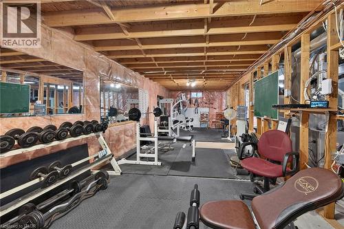 84 Jamieson Drive, Caledonia, ON - Indoor Photo Showing Gym Room