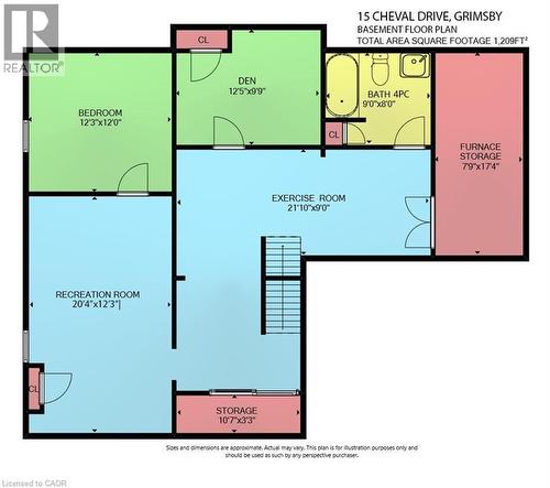 Floor plan - 15 Cheval Drive, Grimsby, ON - Other