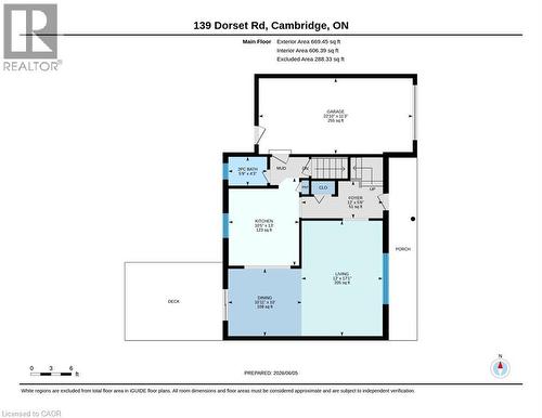 Floor plan - 139 Dorset Road, Cambridge, ON 