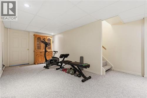 513 Weber Street N Unit# B, Waterloo, ON - Indoor Photo Showing Gym Room