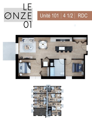 Floor Plan - 101-1101 Ch. D'Oka, Deux-Montagnes, QC - Other