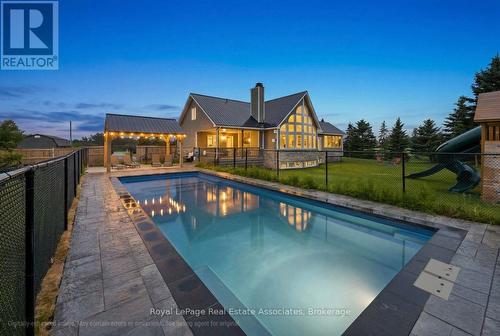 6-7 - 321311 Concession Road, East Luther Grand Valley, ON - Outdoor With In Ground Pool With View