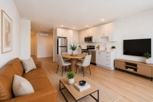 Living Room - 303-6728 Boul. St-Laurent, Montréal (Rosemont/La Petite-Patrie), QC 