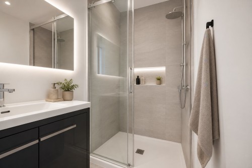 Master Bathroom - 303-6728 Boul. St-Laurent, Montréal (Rosemont/La Petite-Patrie), QC 