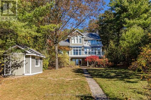 Yard from waterside - 86 Nottawaga Drive, Tiny, ON 