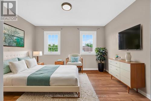 Master Bedroom (Third Floor) - Virtually Staged - 80 Rothbury Crescent, Ottawa, ON 