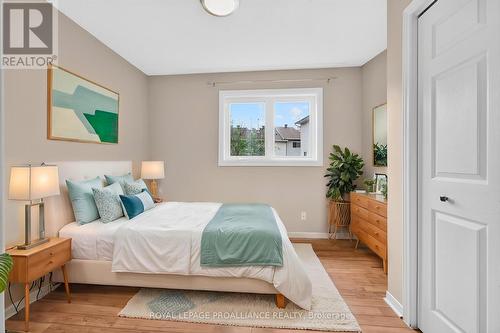 Secondary Bedroom (Third Floor) - Virtually Staged - 80 Rothbury Crescent, Ottawa, ON 