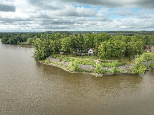 Photo aérienne - 14 Rue Chipman'S Point, Hudson, QC 
