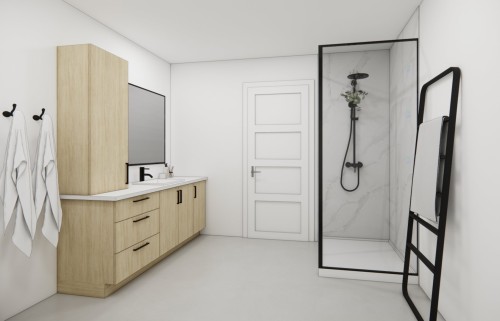 Bathroom - 2-33 90E Rue, Grandes-Piles, QC - Indoor