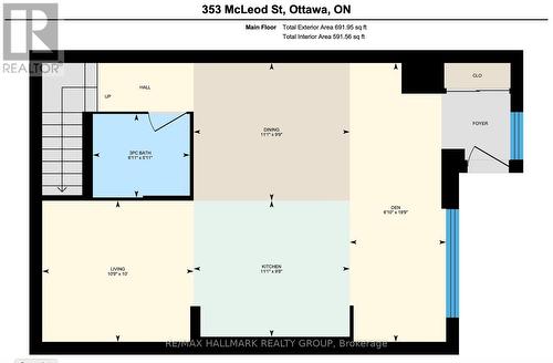 Main Level - 353 Mcleod Street, Ottawa, ON 