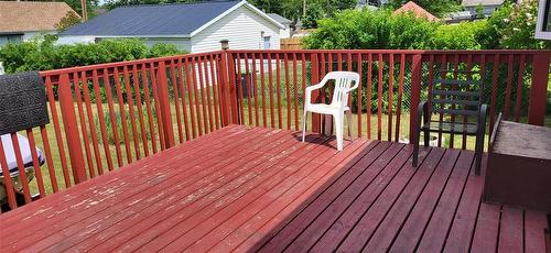 Large deck - 23 Princess Avenue E, Brandon, MB 