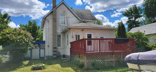 Rear view of the house - 23 Princess Avenue E, Brandon, MB 