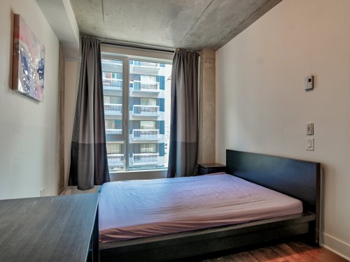 Bedroom - 604-1235 Rue Bishop, Montréal (Ville-Marie), QC 
