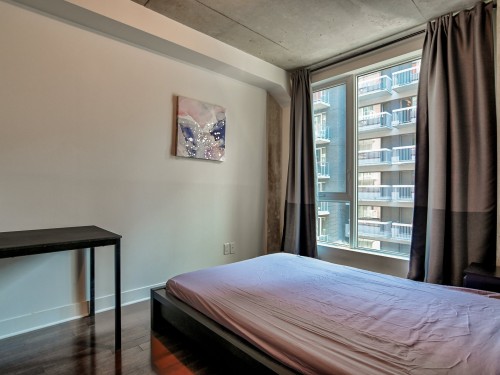 Bedroom - 604-1235 Rue Bishop, Montréal (Ville-Marie), QC 