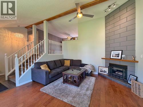 1228 E 7Th Avenue, Prince Rupert, BC - Indoor Photo Showing Living Room With Fireplace