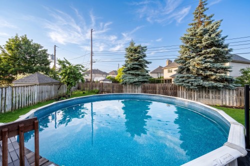 Piscine - 5 Rue Brien, Kirkland, QC - Outdoor With Above Ground Pool With Backyard