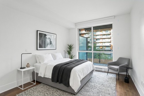 Chambre à coucher principale - 303-1025 Rue De La Commune E., Montréal (Ville-Marie), QC 
