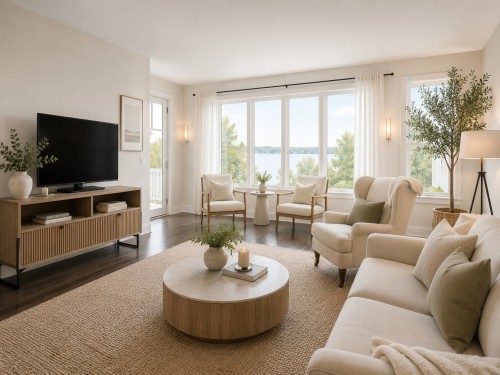 Salon - 305-331 Av. De Venise O., Venise-En-Québec, QC - Indoor Photo Showing Living Room