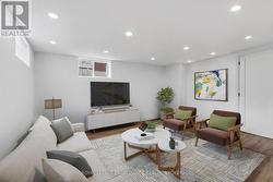 V-Staged rec room - 