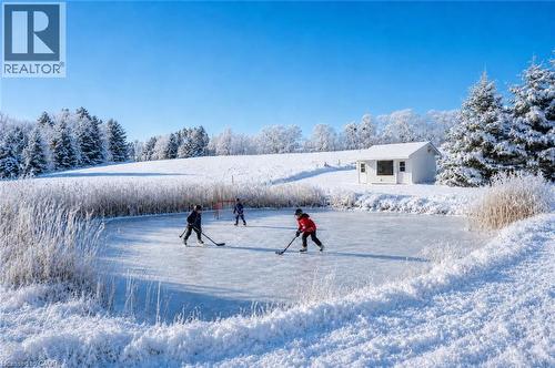 Virtual Winter Pond - 6115 Guelph Line, Burlington, ON - Outdoor With View
