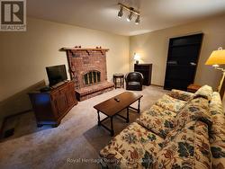 Family Room with Fireplace - 