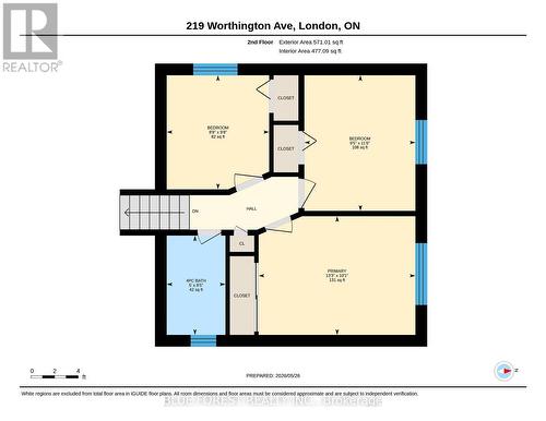Second Floor - 219 Worthington Avenue, London South (South T), ON 