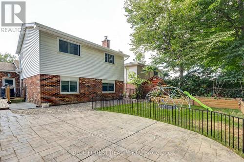 Backyard & Stamped Concrete Patio - 219 Worthington Avenue, London South (South T), ON 