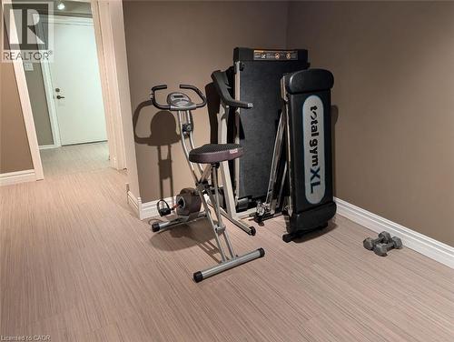 458 Beechwood Place Unit# 3, Waterloo, ON - Indoor Photo Showing Gym Room