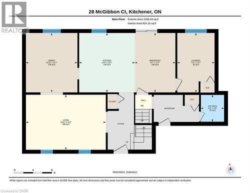 Floor plan - 28 Mcgibbon Court, Kitchener, ON 
