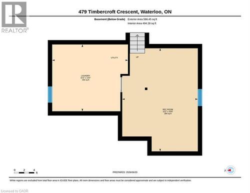 Floor plan - 479 Timbercroft Crescent, Waterloo, ON 