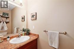 main floor powder room - 