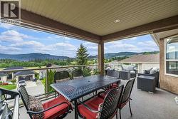 Main floor covered portion of patio with views - 
