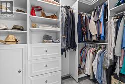 Primary walk-in closet with built-ins - 