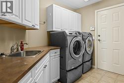 Laundry room on the main floor makes living easy - 