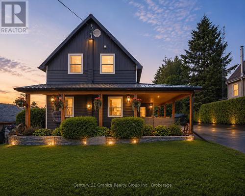 virtual twilight image - 25 Post Street, South Algonquin, ON 