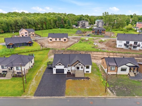 Aerial View - 1050 Rue Bissonnette, Valcourt - Ville, QC - Outdoor With View