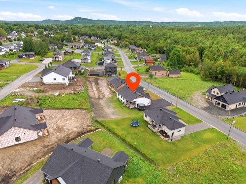 Aerial View - 1050 Rue Bissonnette, Valcourt - Ville, QC - Outdoor With View