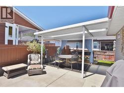 covered side yard patio - 