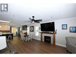 gas (propane) fireplace in the living room - 