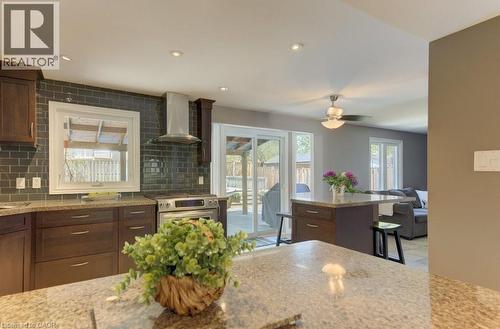 14 Rose Garden Street, Kitchener, ON - Indoor Photo Showing Kitchen With Upgraded Kitchen