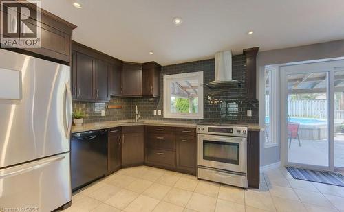 14 Rose Garden Street, Kitchener, ON - Indoor Photo Showing Kitchen