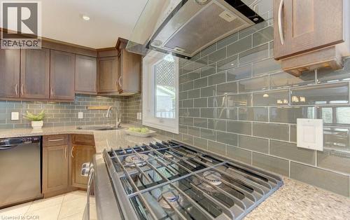 14 Rose Garden Street, Kitchener, ON - Indoor Photo Showing Kitchen With Double Sink