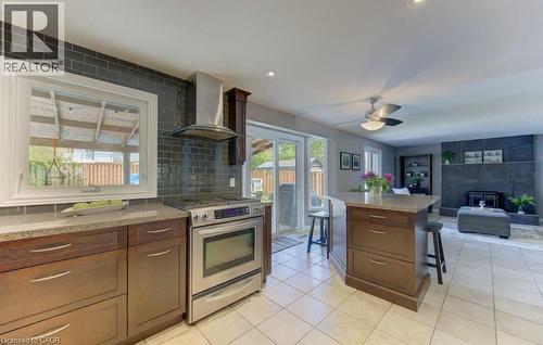 14 Rose Garden Street, Kitchener, ON - Indoor Photo Showing Kitchen With Upgraded Kitchen