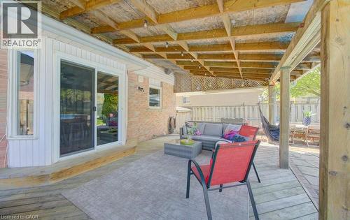 14 Rose Garden Street, Kitchener, ON - Outdoor With Deck Patio Veranda