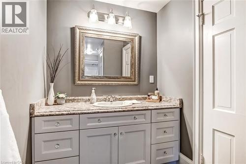 Upper bathroom vanity - 59 Decou Road, Simcoe, ON 