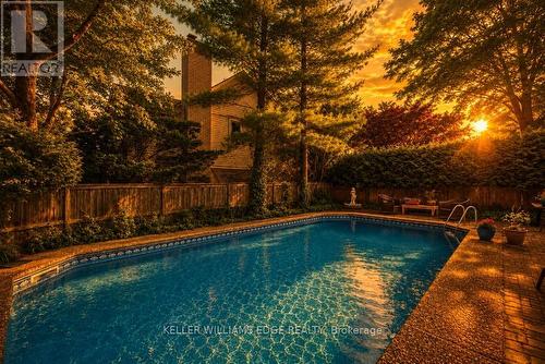 280 Penn Drive, Burlington, ON - Outdoor With In Ground Pool With Backyard