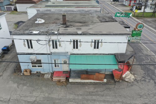 Aerial View - 476 Rue Principale, Pohénégamook, QC - 