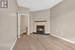 Potential 4th bedroom with wood burning fireplace - 