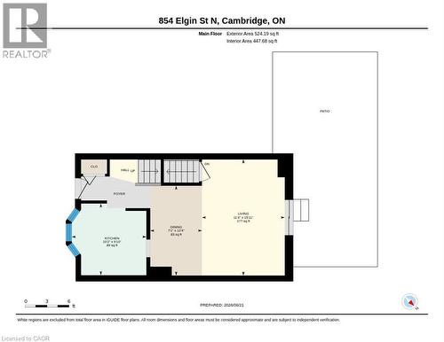 Floor plan - 854 Elgin Street N, Cambridge, ON 